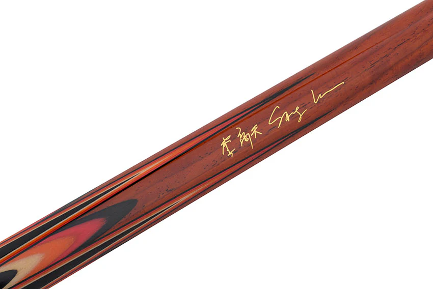 Predator Sang Lee 2-4 Cocobolo with Black / Red / Orange / Maple / Ebony Butterfly Points Limited Edition Pool Cue - Radial with Luxe Leather Wrap - Image 7
