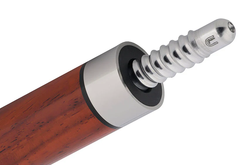 Predator Sang Lee 2-4 Cocobolo with Black / Red / Orange / Maple / Ebony Butterfly Points Limited Edition Pool Cue - Radial with Luxe Leather Wrap - Image 8