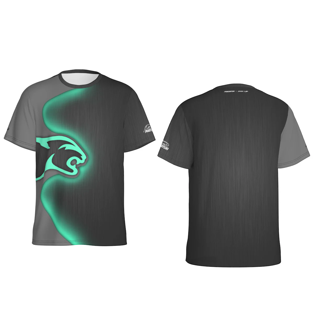Predator Strike Blacklight Edition Swoosh Cat Logo 2.0 T-Shirt - Image 5