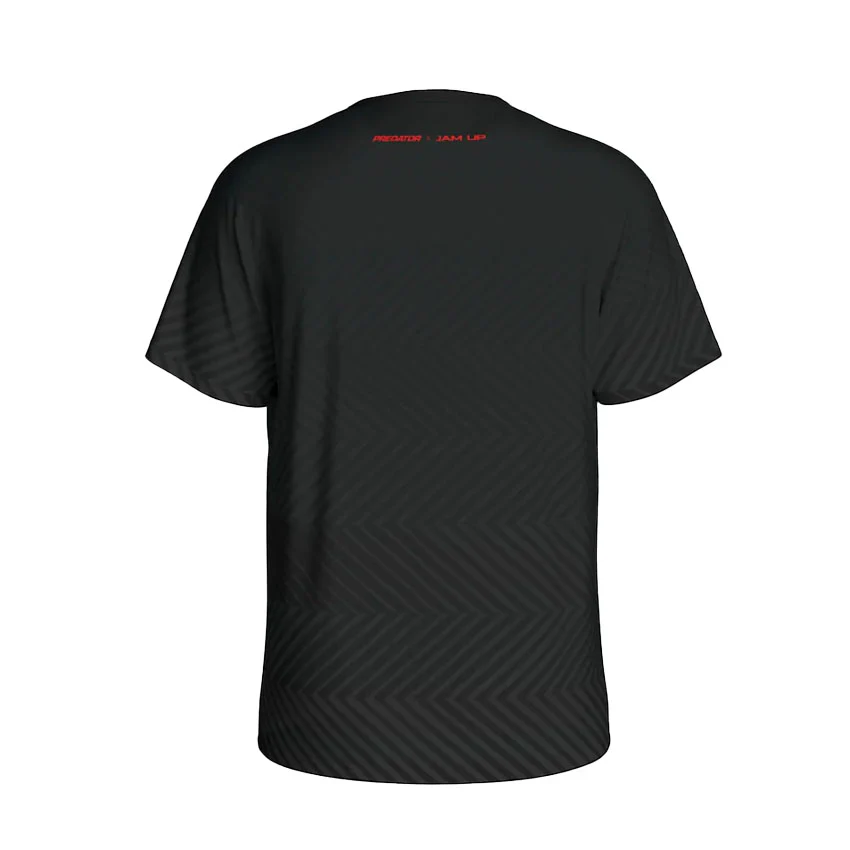 Predator Tech Tee Black with Red Logo T-Shirt - Image 5