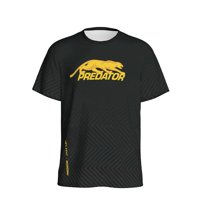 Predator Tech Tee Black with Yellow Logo T-Shirt