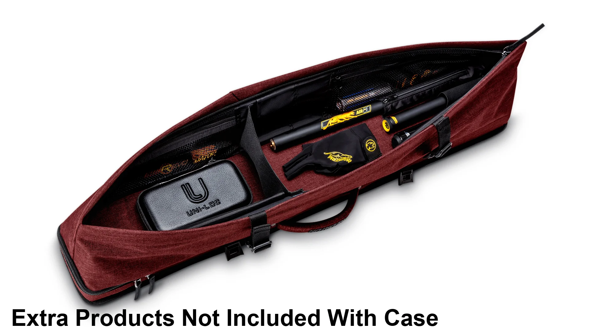 Predator Urbain Red Butterfly Style 2x4 Soft Pool Cue Case - PREU2X4RDS - Image 3