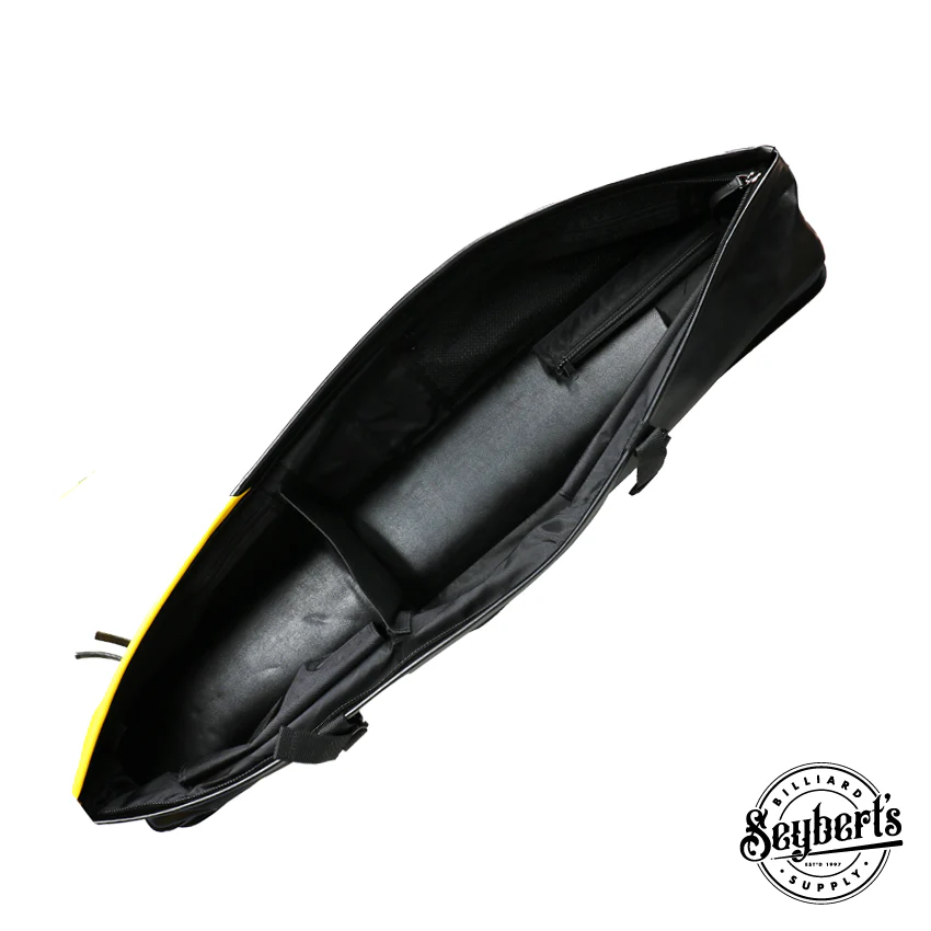 Predator Urbain Black/Yellow Top Zip 3x5 Hard Pool Cue Case - PREU3X5BLKYELH - Image 3