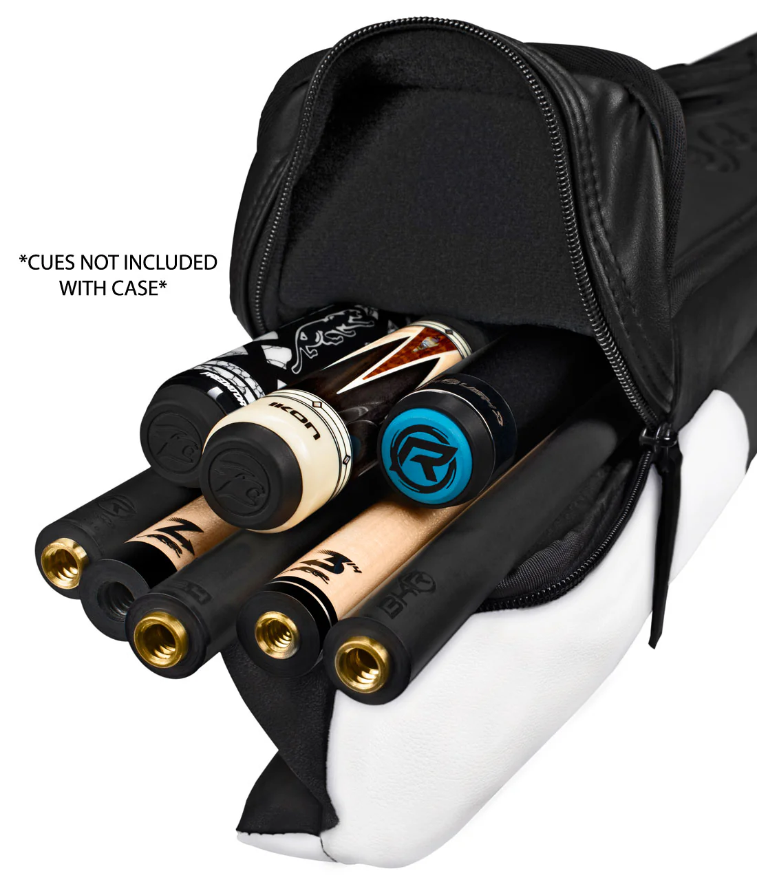 Predator Urbain Jasmin Ouschan White/Black Top Zip 3x5 Hard Pool Cue Case - PREU3X5WHTH - Image 5