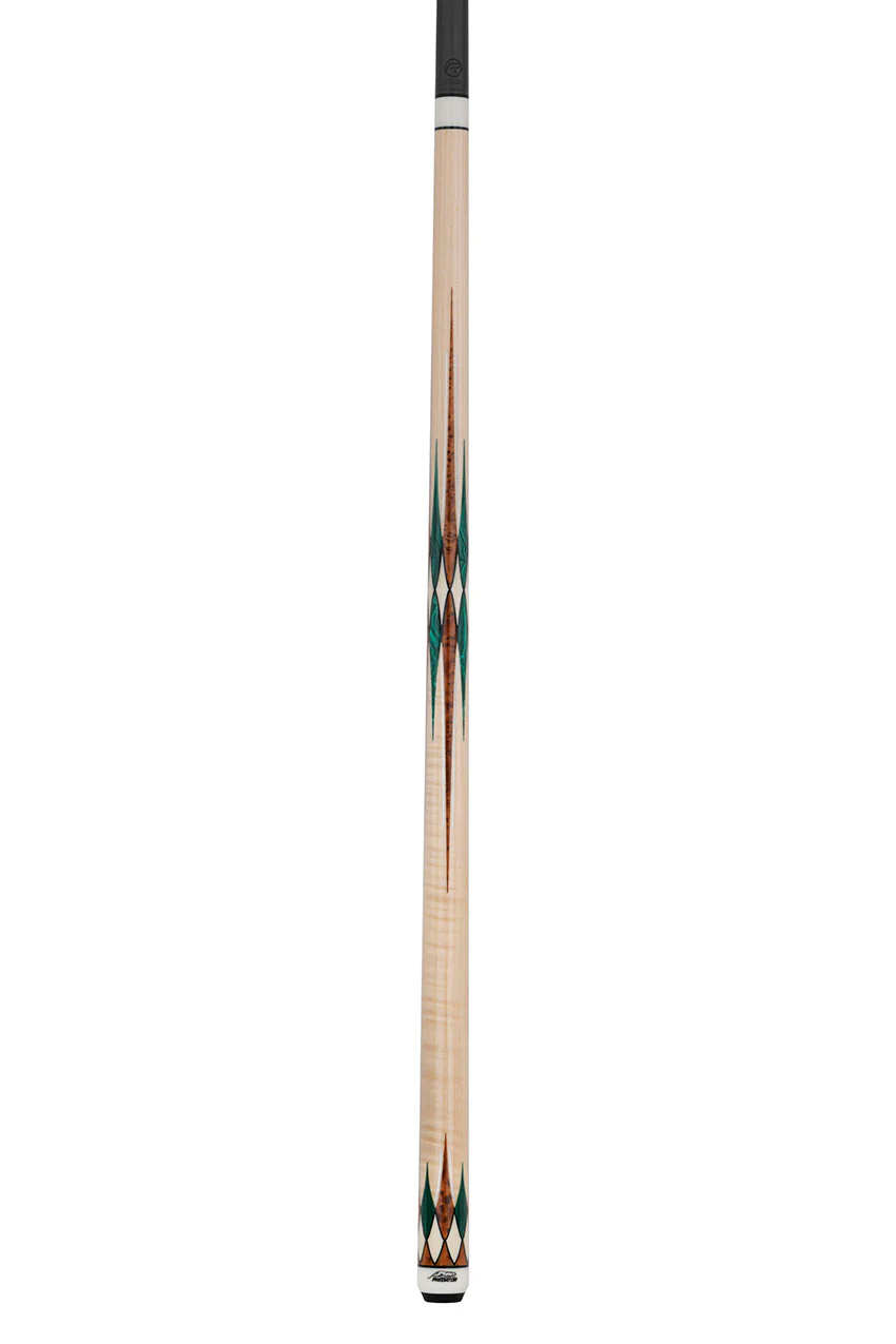 Predator Virtuoso Series Curly Maple with 8 Malachite and Thuya Points No Wrap Pool Cue - Uni-Loc - Image 10