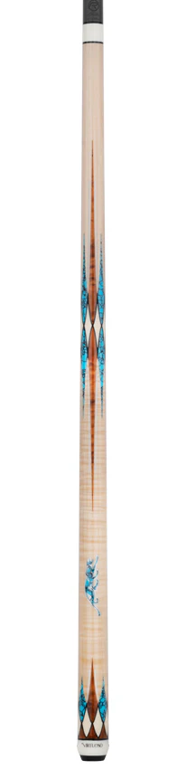 Predator Virtuoso Series Curly Maple with 8 Turquoise and Thuya Points No Wrap Pool Cue - Uni-Loc - Image 8