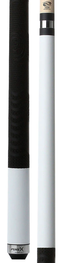 Pure X Matte White Pool Cue with MZ Sport Grip Wrap - Image 3