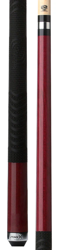 Pure X Purple Heart Pool Cue with MZ Sport Grip Wrap - Image 3