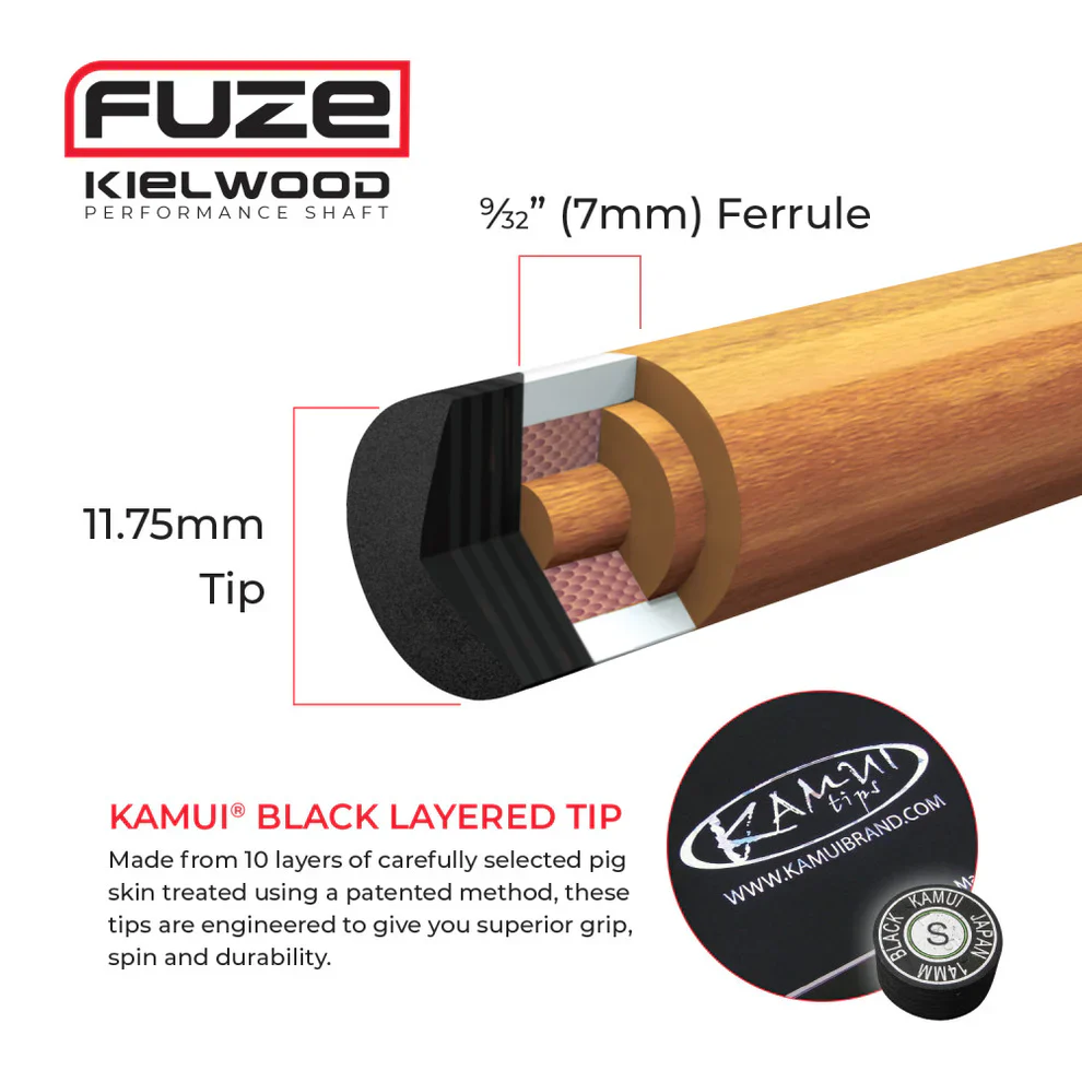 PureX Kielwood FUZE Shaft - 14 Thread - Image 2