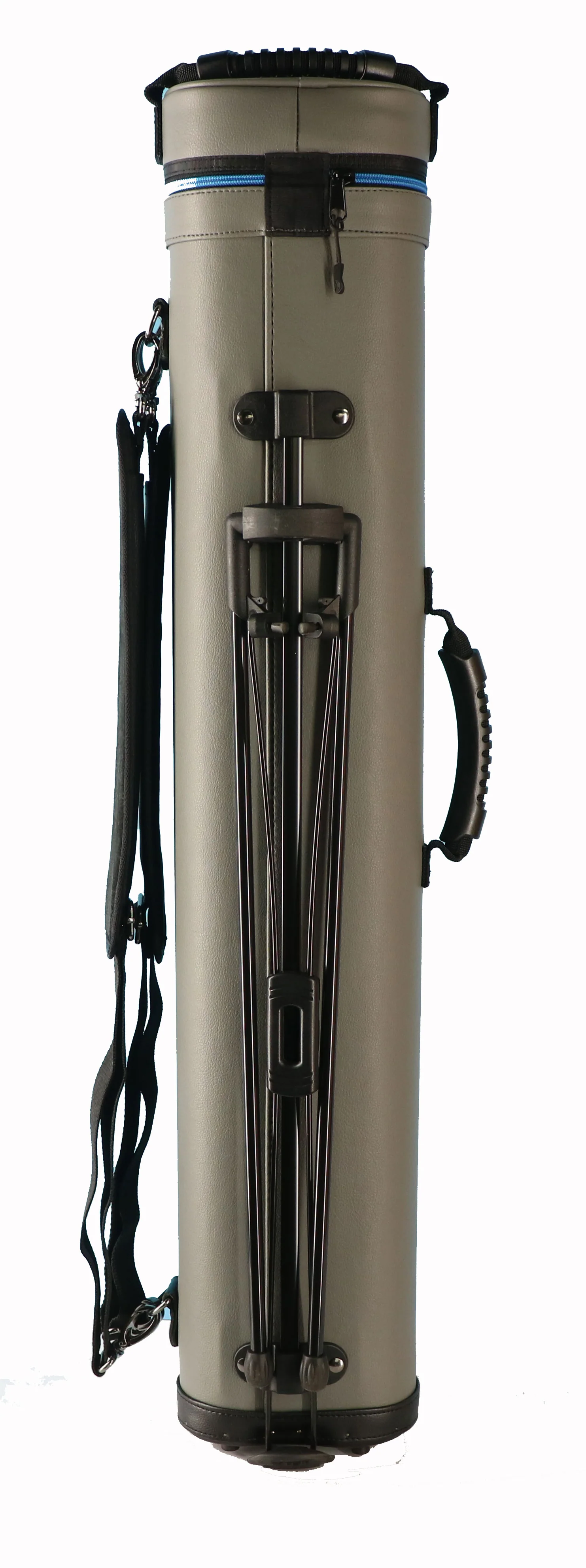 Lucasi Hybrid Rival Grey and Blue 4x8 Pool Cue Case - PXC2048 - Image 3