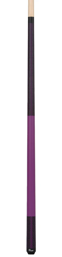 Rage Matte Purple Galaxy with Black Pattern Graphic Wrapless Pool Cue - Image 4