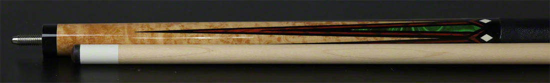Rage Cocobolo with Green Graphic Pool Cue - RG215 - Image 3