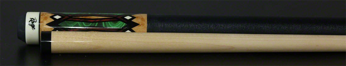 Rage Cocobolo with Green Graphic Pool Cue - RG215 - Image 4