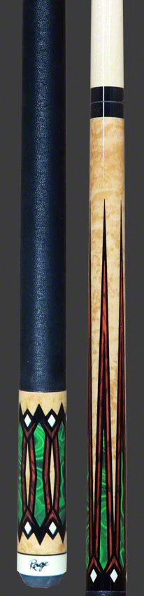 Rage Cocobolo with Green Graphic Pool Cue - RG215 - Image 5