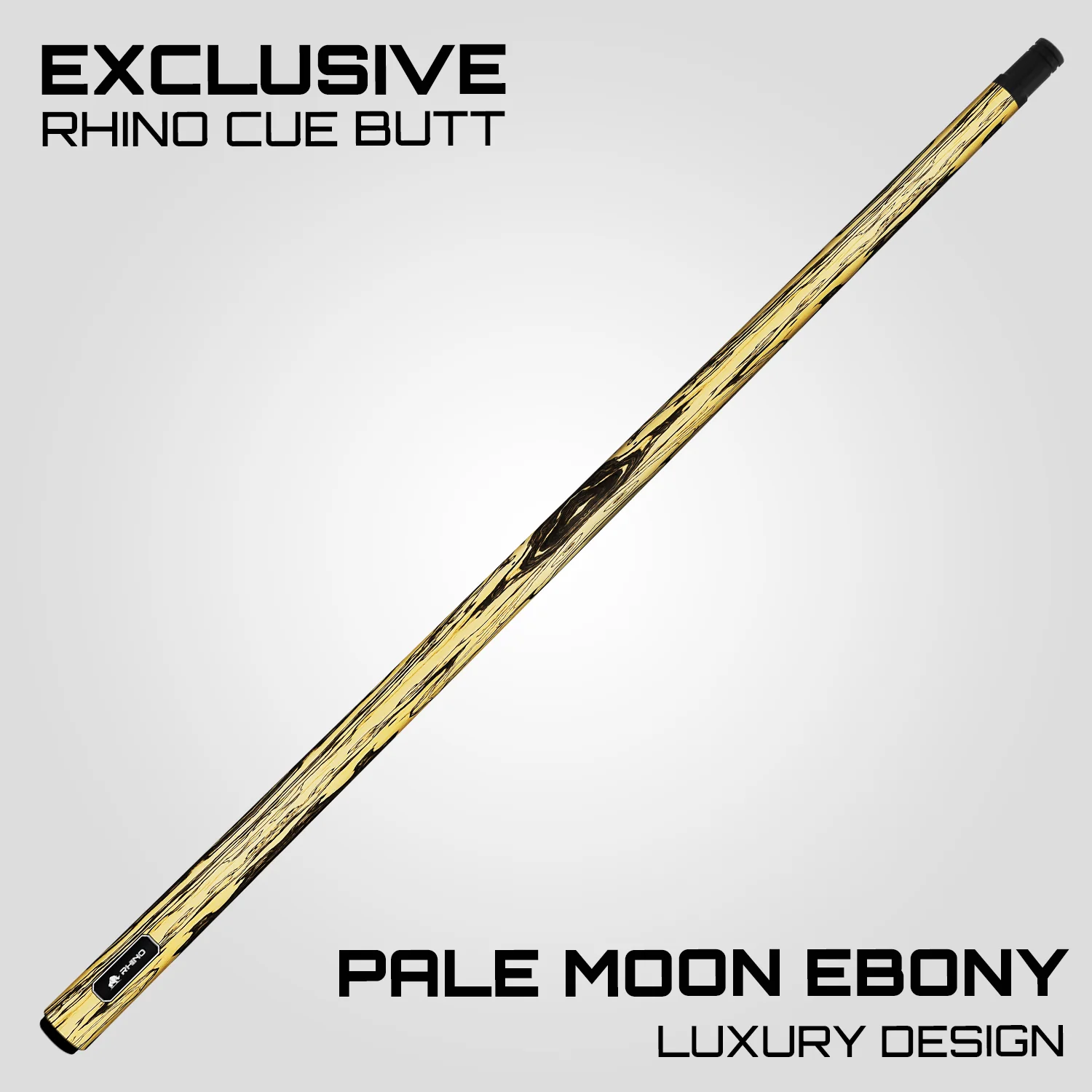 Rhino G-W Series Pale Moon Ebony Graphic No Wrap Carbon Pool Cue - DIS - Image 3