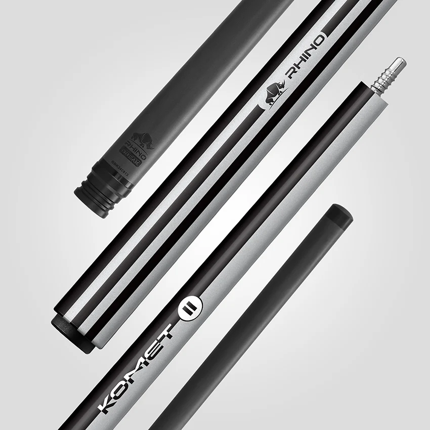 Rhino Komet II Series Charcoal Gray No Wrap Carbon Break Cue - Image 7