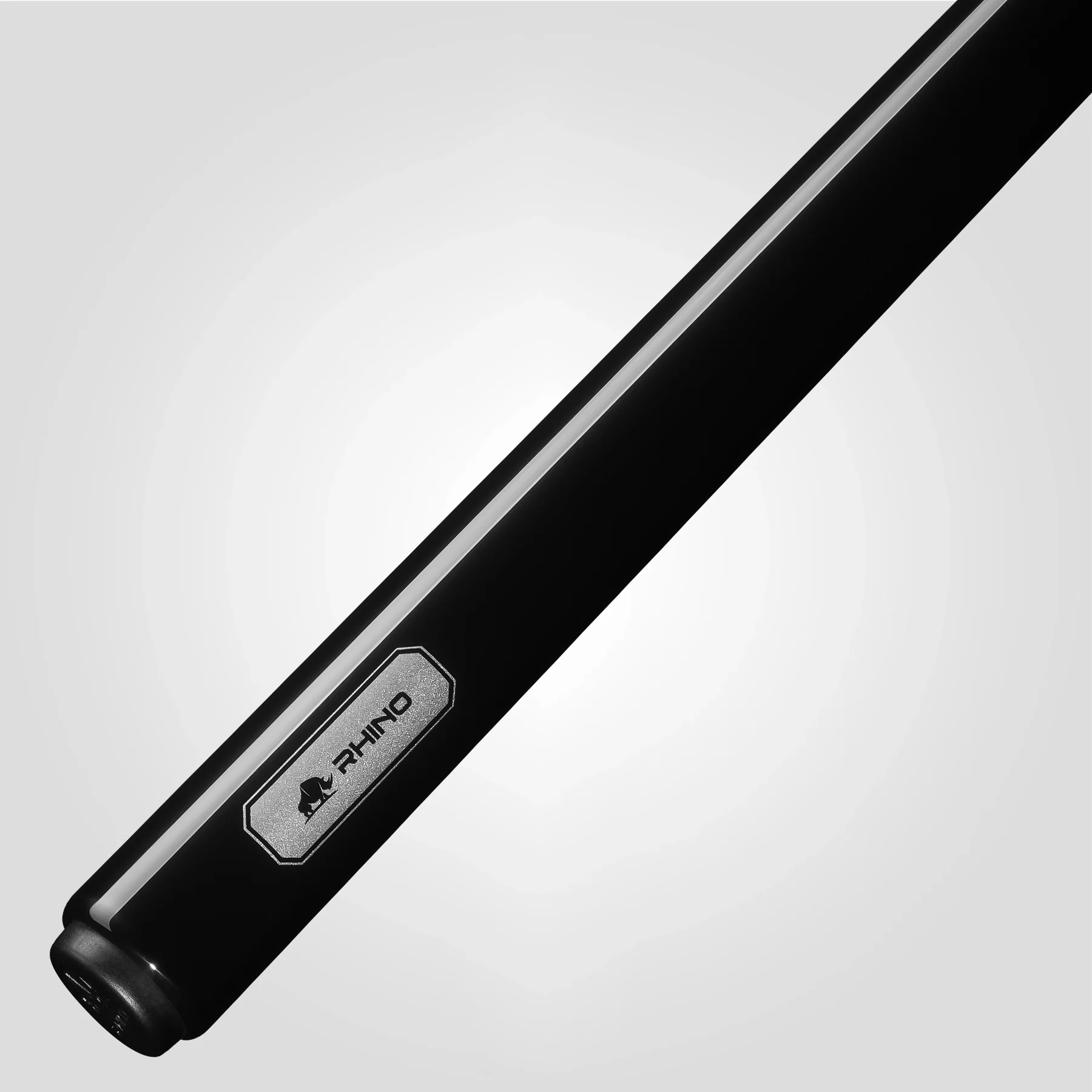 Rhino Luminax Series Jet Black No Wrap Pool Cue - RCLUMNWBK125 - Image 5