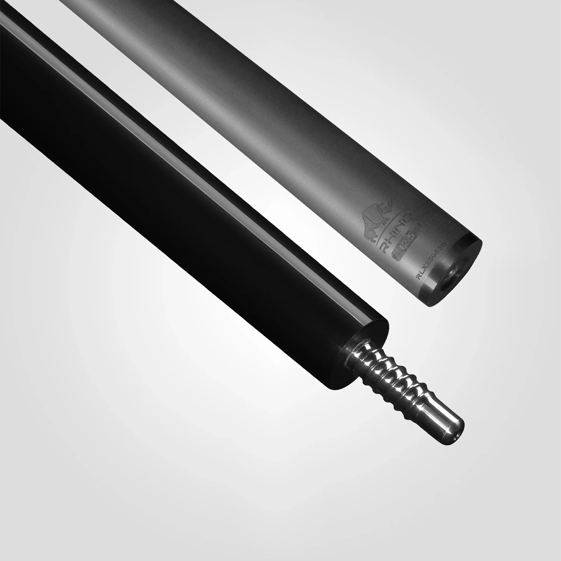 Rhino Luminax Series Jet Black No Wrap Pool Cue - RCLUMNWBK125 - Image 8