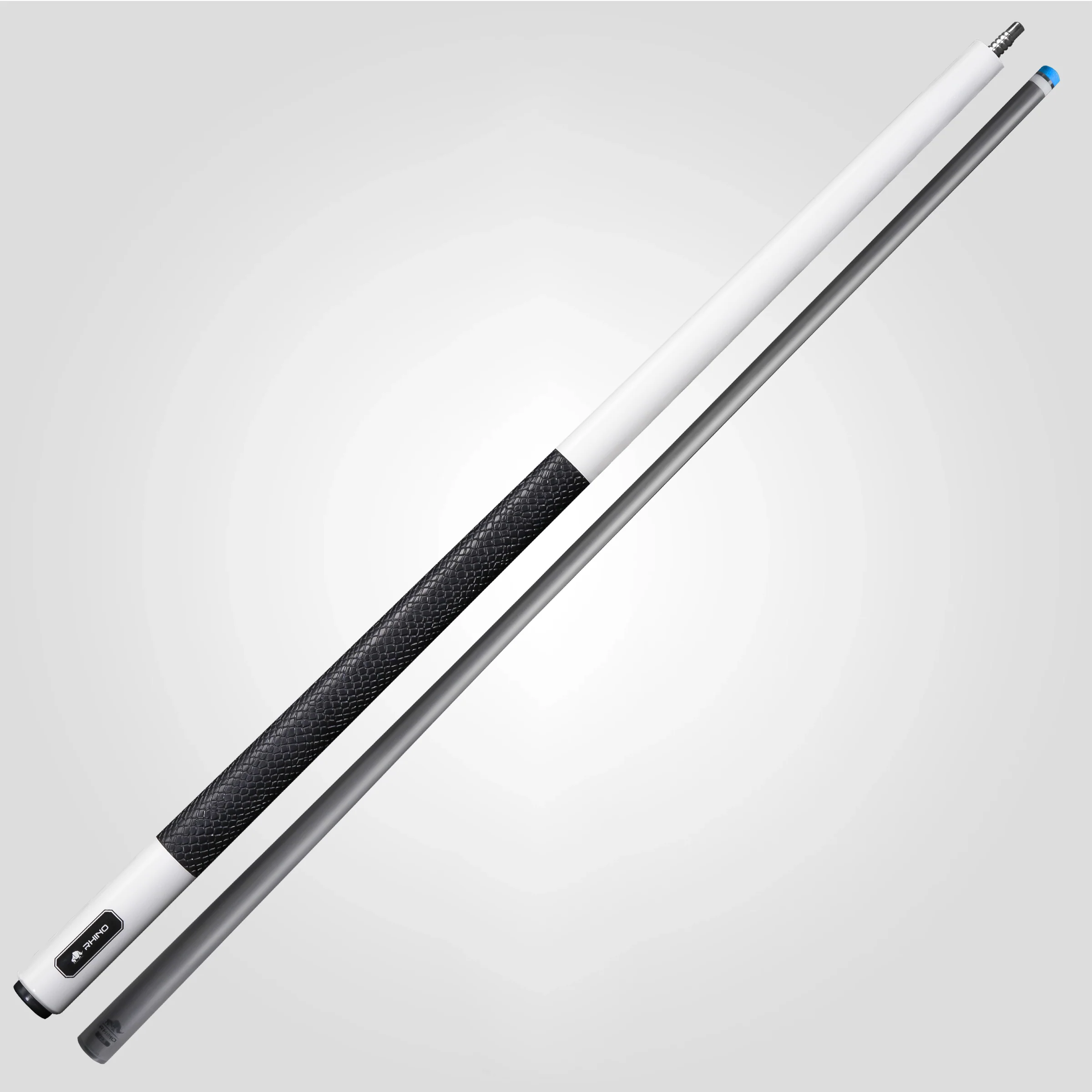 Rhino Luminax Series Pearl White Pool Cue with Sport Wrap - RCLUMSWWH125 - Image 3