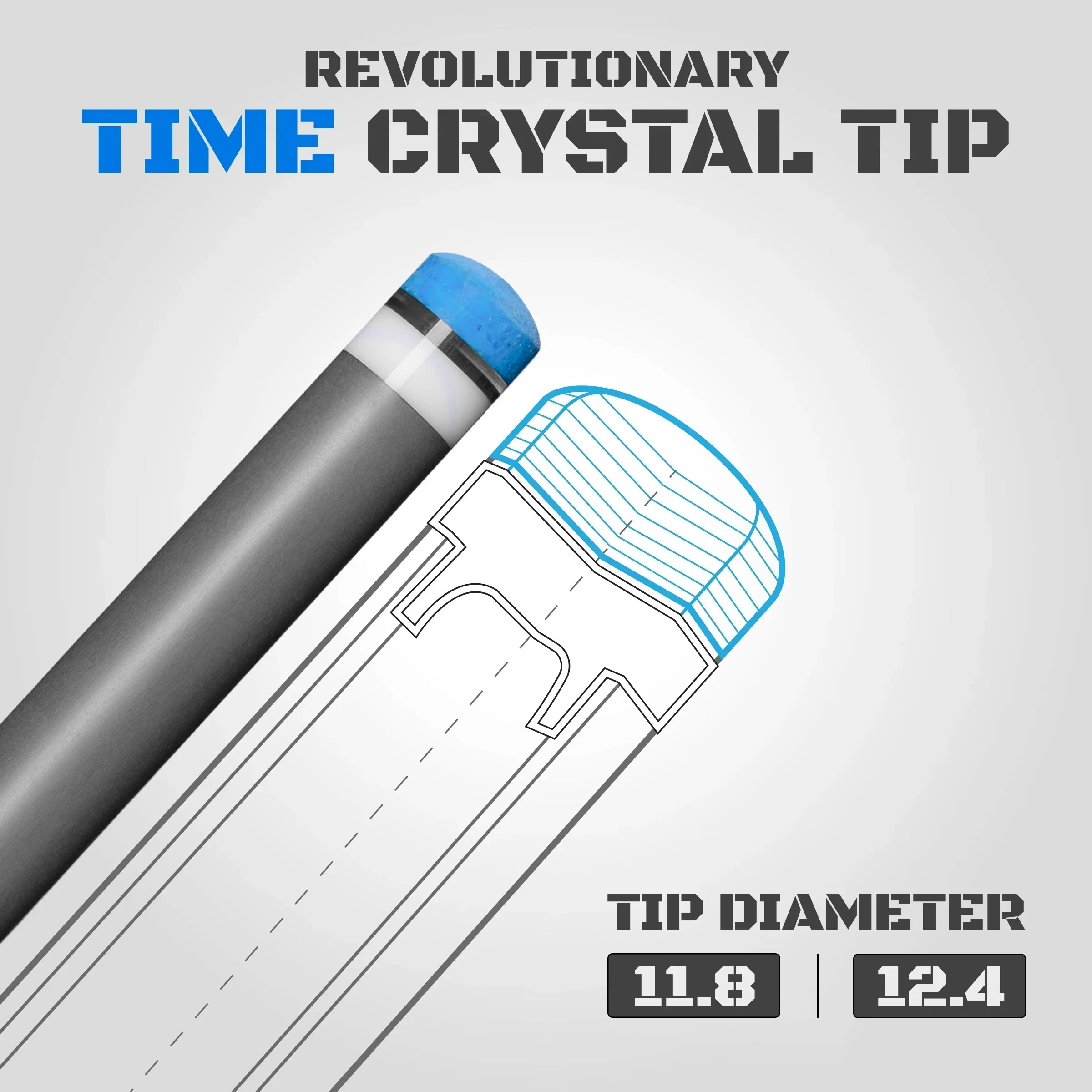 Rhino Nebula 2 Amethyst Purple Carbon Pool Cue with Sports Wrap - Image 13