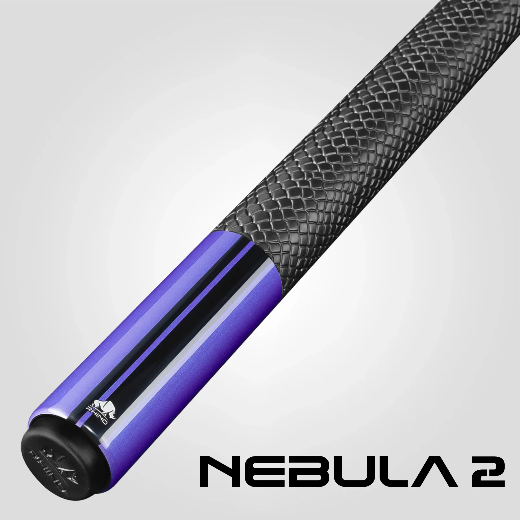 Rhino Nebula 2 Amethyst Purple Carbon Pool Cue with Sports Wrap - Image 6