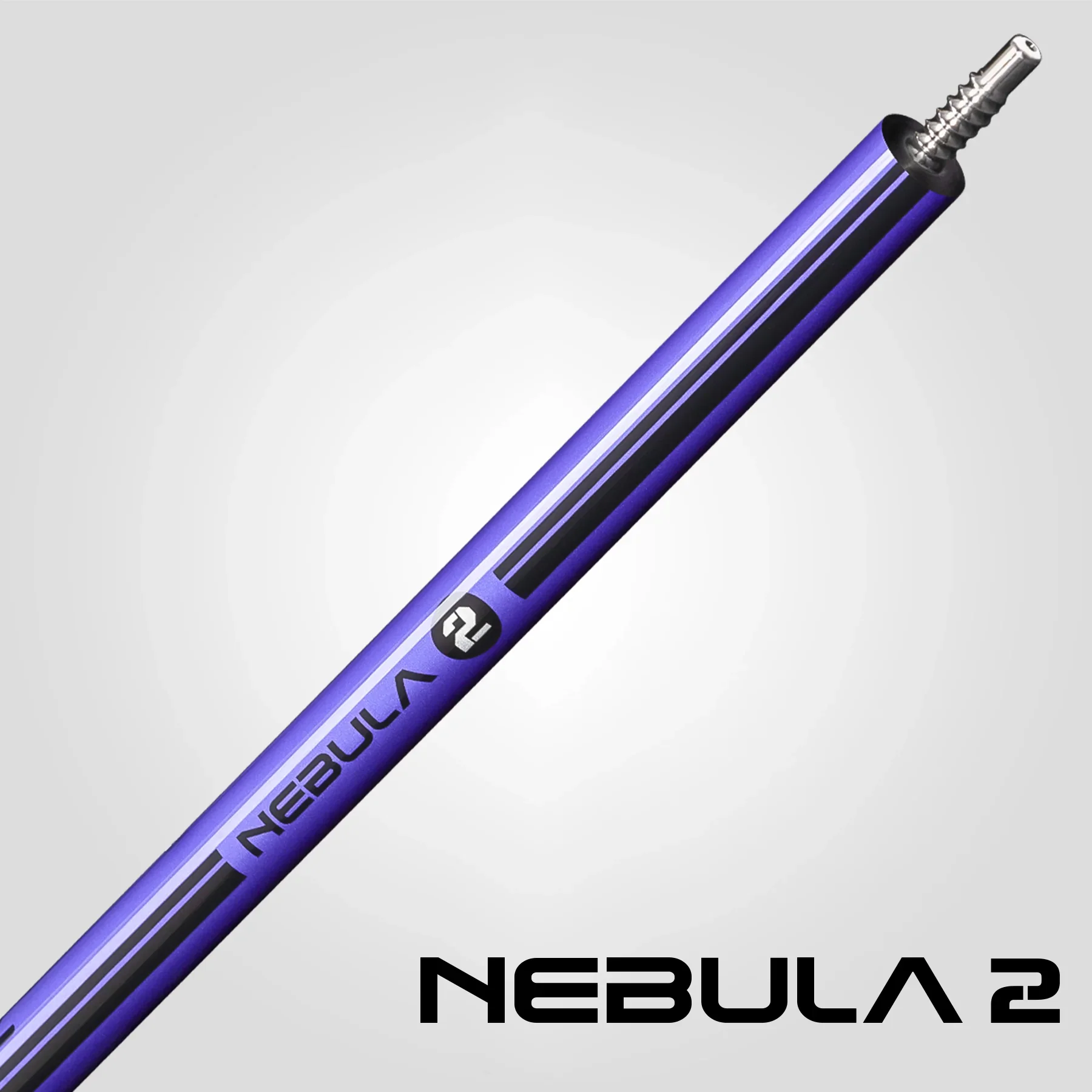 Rhino Nebula 2 Amethyst Purple No Wrap Carbon Pool Cue - Image 10