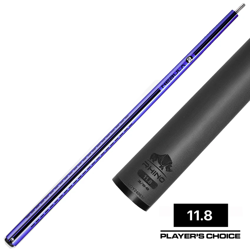 Rhino Nebula 2 Amethyst Purple No Wrap Carbon Pool Cue - Image 2
