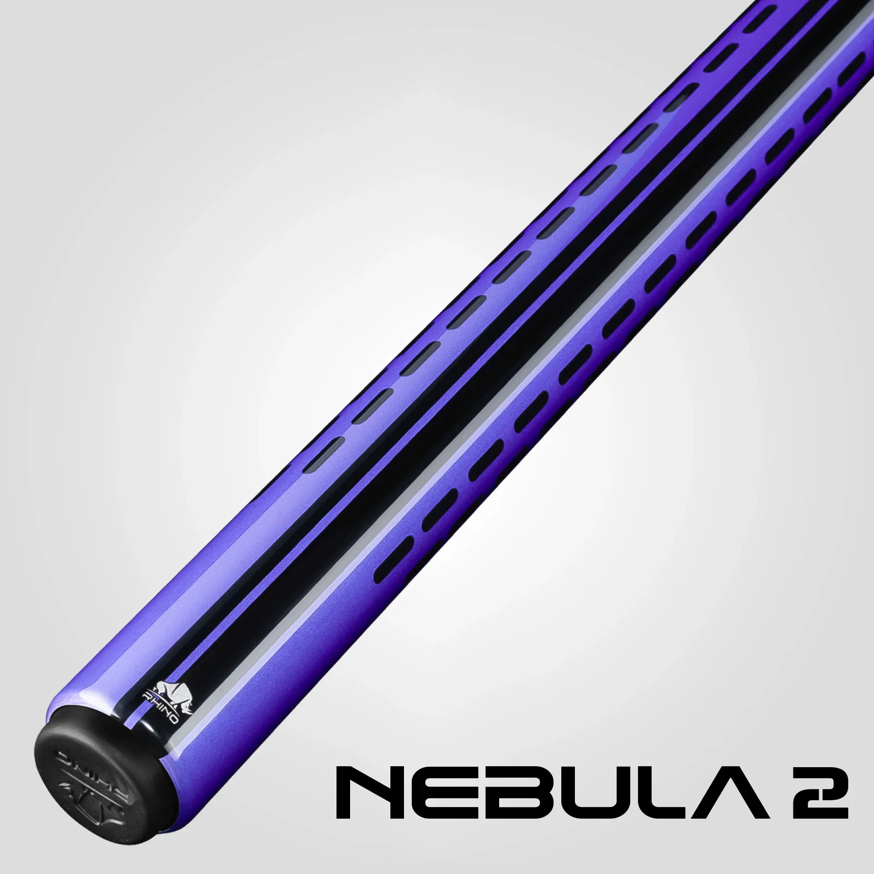 Rhino Nebula 2 Amethyst Purple No Wrap Carbon Pool Cue - Image 6