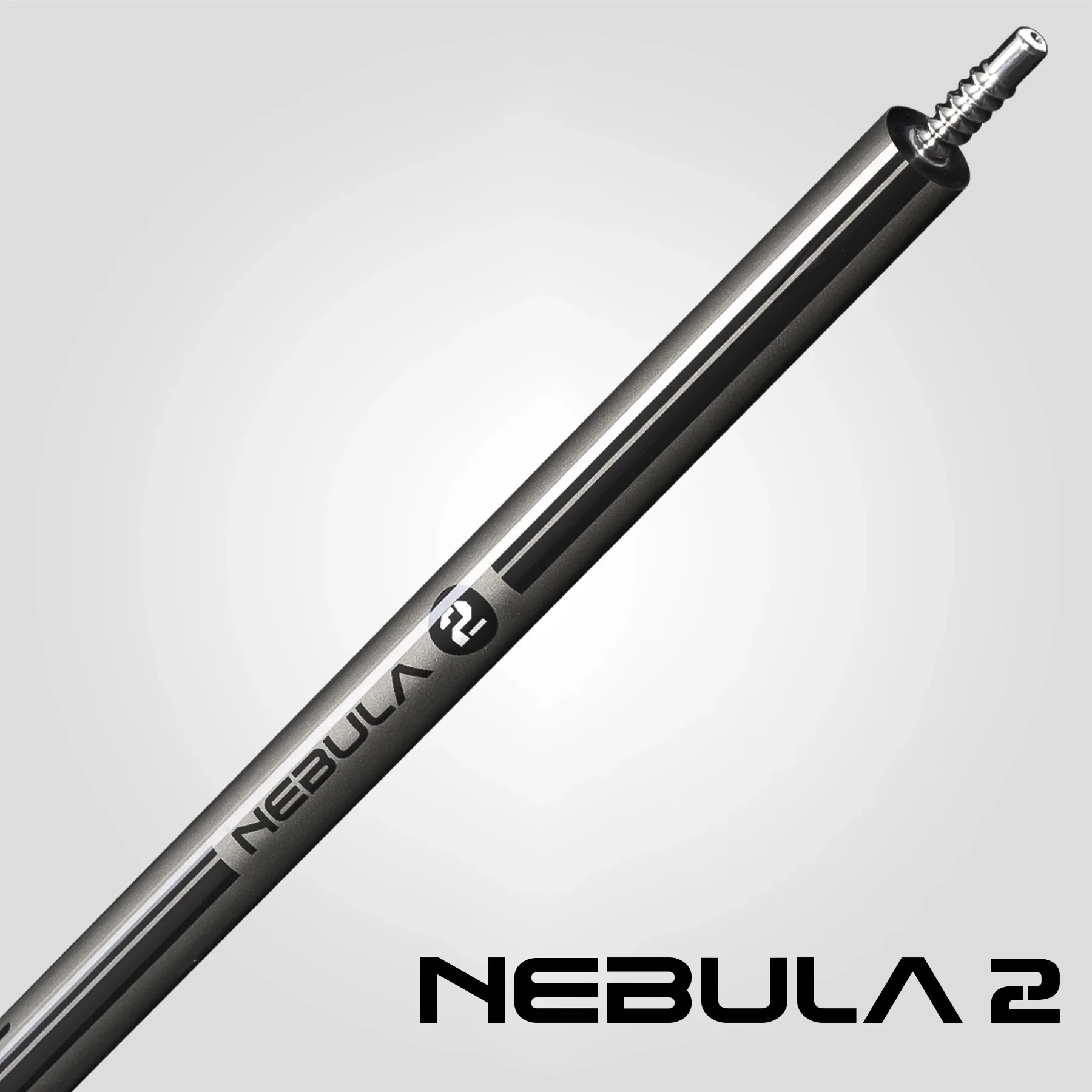 Rhino Nebula 2 Charcoal Gray No Wrap Carbon Pool Cue - Image 13