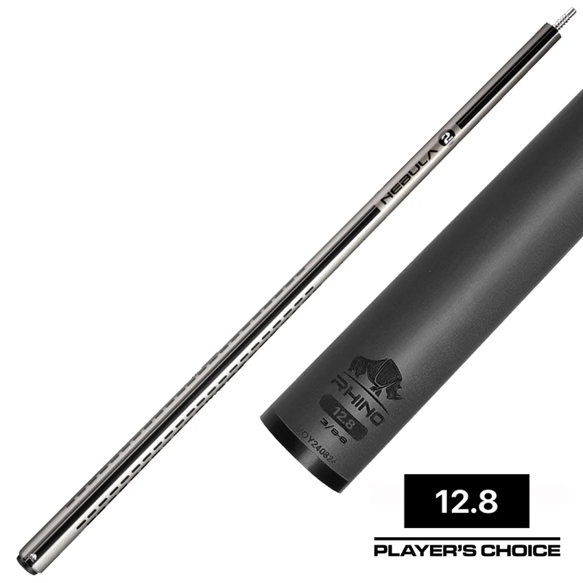 Rhino Nebula 2 Charcoal Gray No Wrap Carbon Pool Cue - Image 4