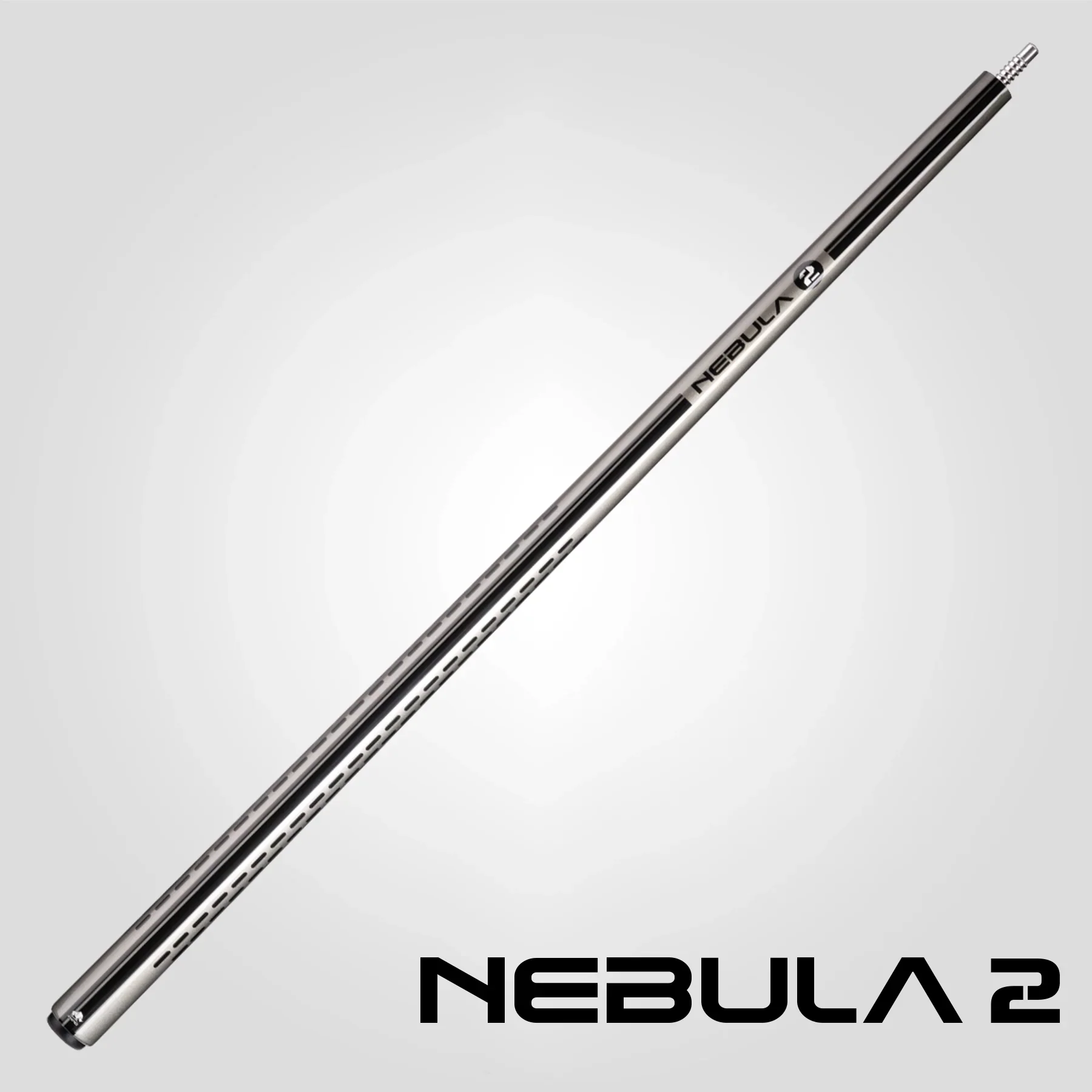 Rhino Nebula 2 Charcoal Gray No Wrap Carbon Pool Cue - Image 6