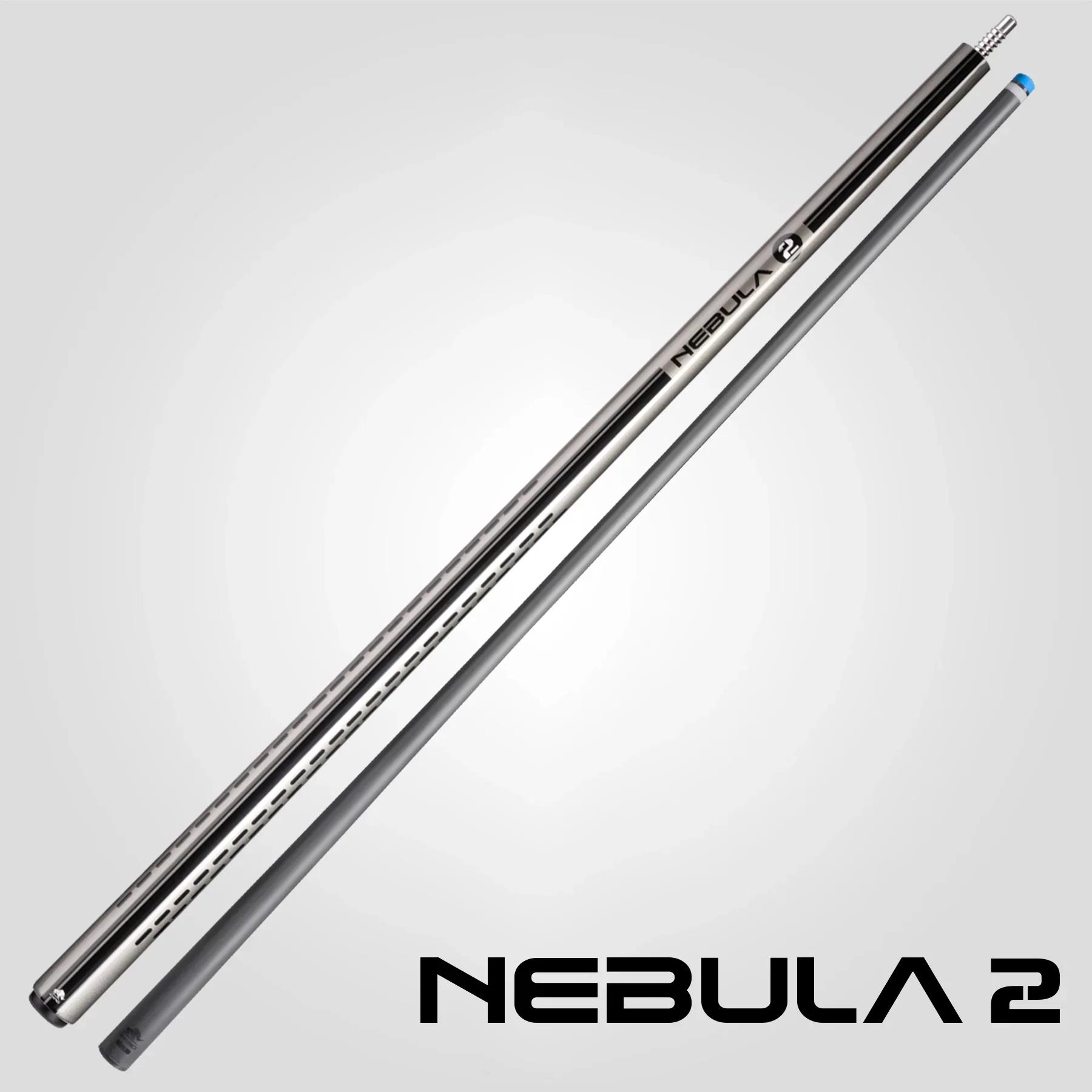 Rhino Nebula 2 Charcoal Gray No Wrap Carbon Pool Cue - Image 9