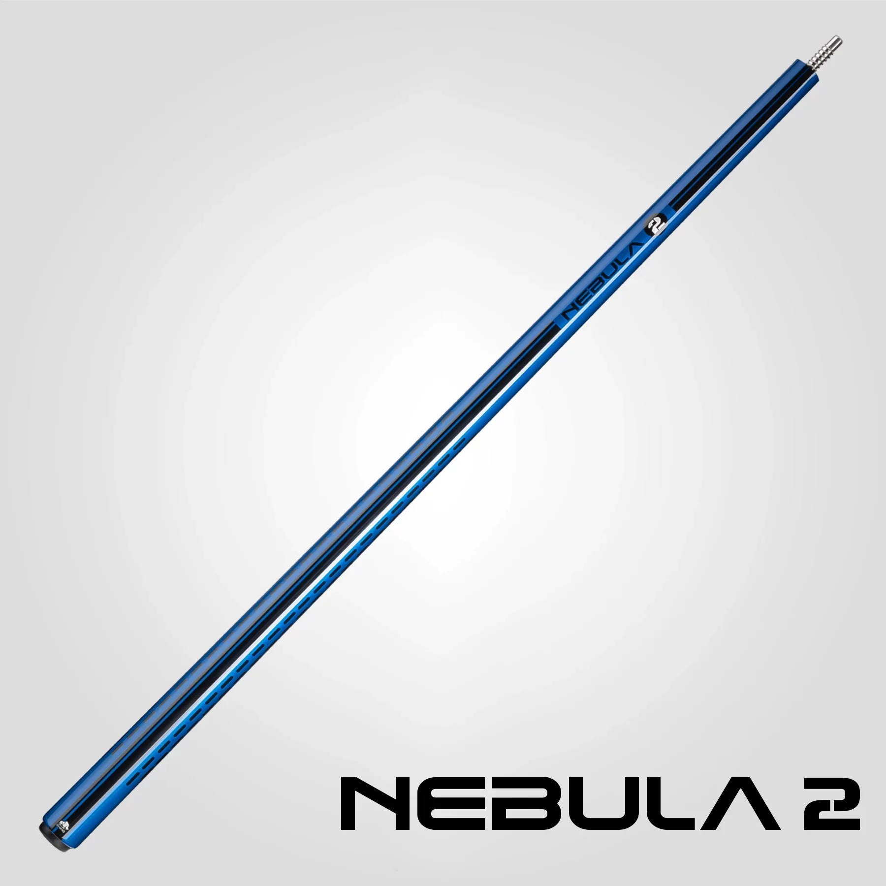 Rhino Nebula 2 Sky Blue No Wrap Carbon Pool Cue - Image 6