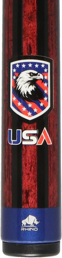 Rhino Voyager Series USA Flag Carbon Jump Cue - Image 2