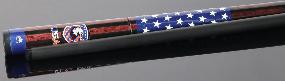 Rhino Voyager Series USA Flag Carbon Jump Cue - Image 3