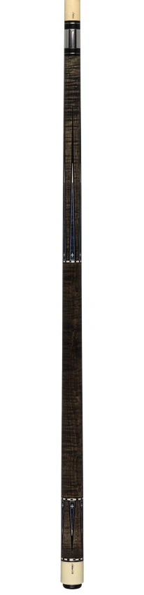 Schon Pool Cue - Grey Stain with Blue Points - LTD2300-3GREY - Image 6