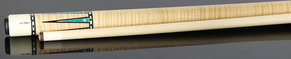 Schon Pool Cue - Light Stain with Teal Points - LTD2300-4LS - Image 2
