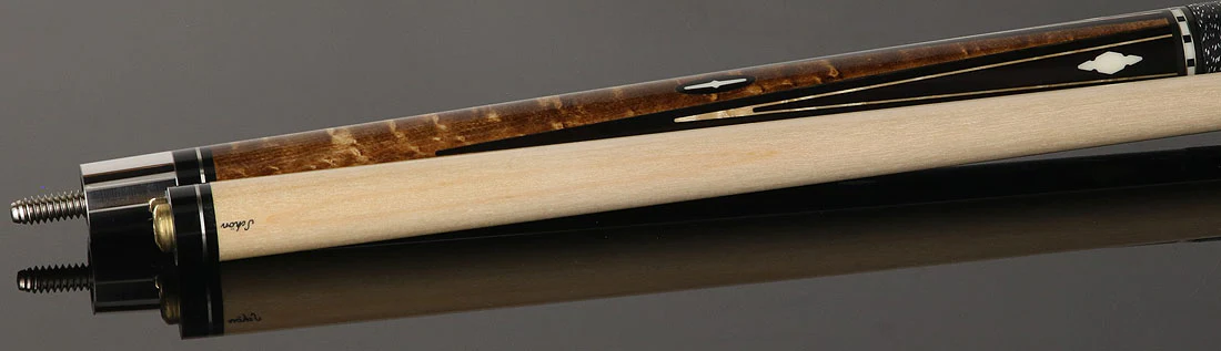 Schon STL Series Black Butt Cap Pool Cue - STL11BK - Image 4