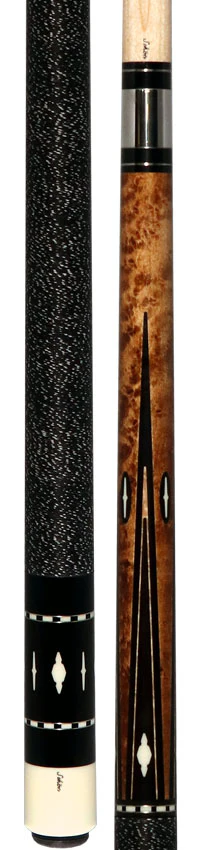 Schon STL Series Black Butt Cap Pool Cue - STL11BK - Image 5