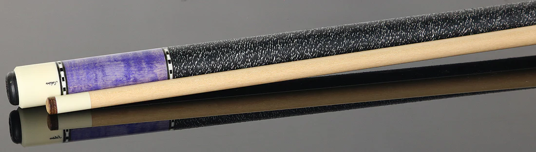 Schon STL Series Blue Stained Pool Cue - STL1BL - Image 3