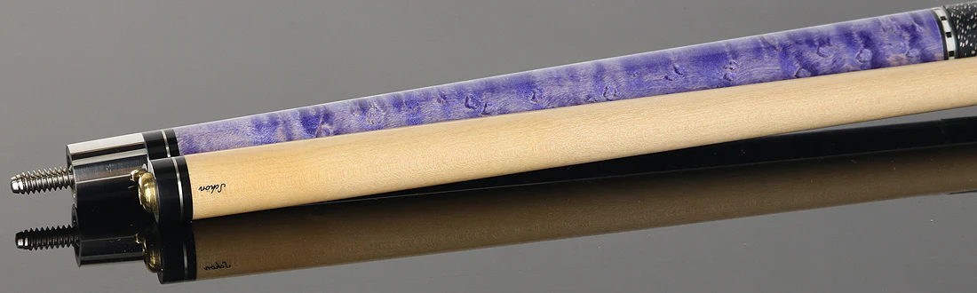Schon STL Series Blue Stained Pool Cue - STL1BL - Image 4
