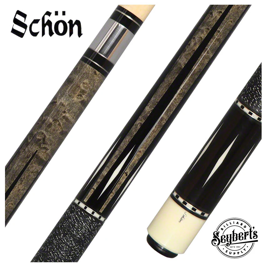 Schon STL Series Pool Cue - Grey Stain - STL13GS