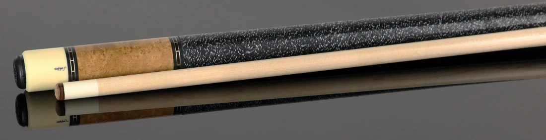 Schon STL Series Dark Stained Birdseye Maple Pool Cue - STL2DS - Image 3