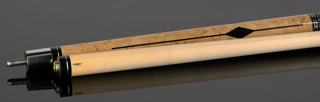 Schon STL Series Dark Stained Birdseye Maple Pool Cue - STL2DS - Image 4