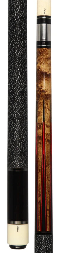 Schon STL Series Dark Stained with Red Points Pool Cue - STL6DSRD - Image 5