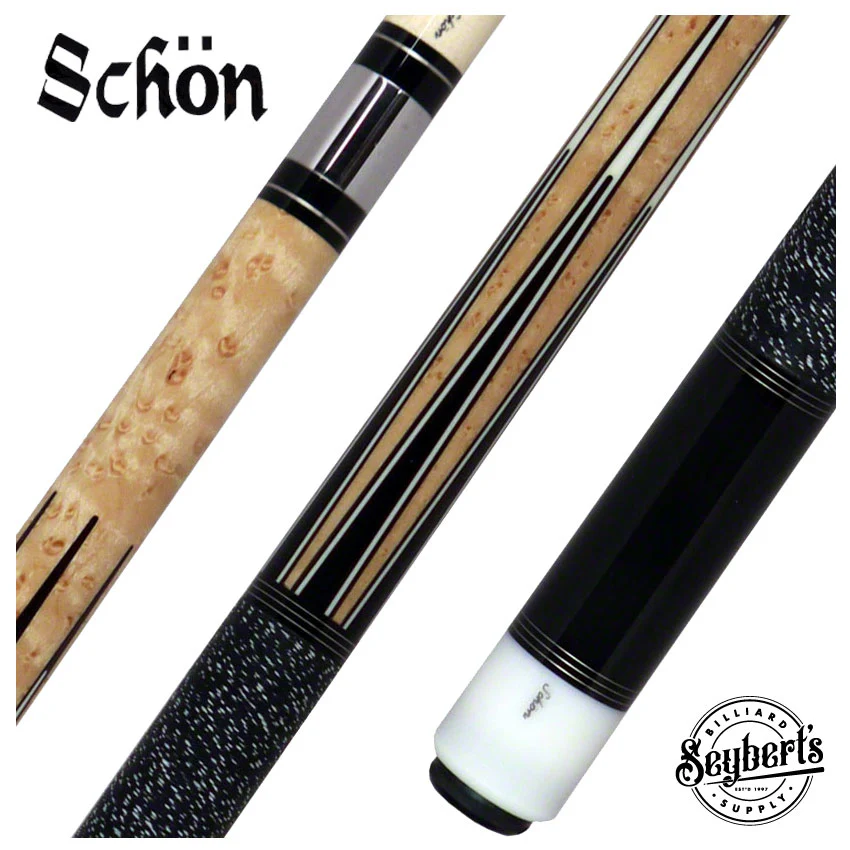Schon STL Series Ebony Pool Cue - STL6EB