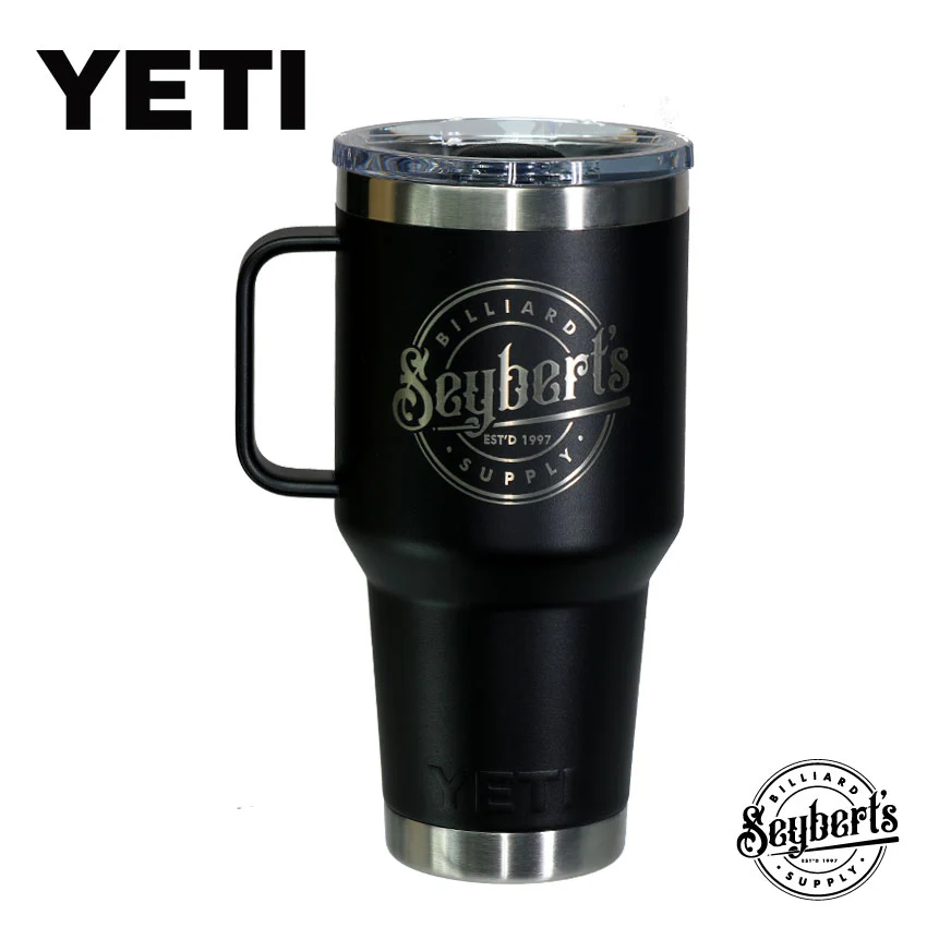 Seyberts Yeti 30 oz Travel Mug W/ Stronghold Lid - Black