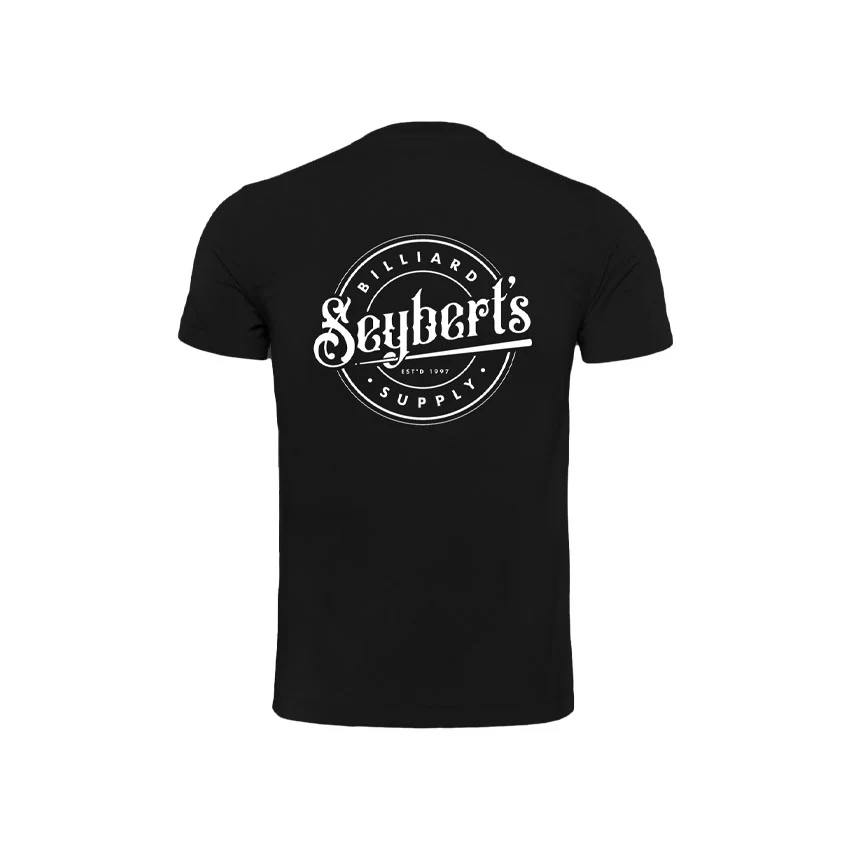Seybert's Circle Logo Dry-Fit Black T-Shirt - Image 2