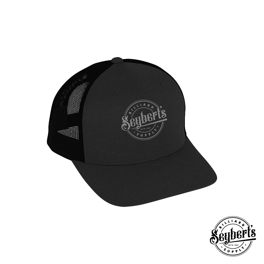 Seybert's Heather Snapback Trucker Hat with Embroidered Logo