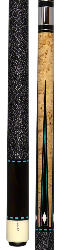 Schon SP Turquoise Cue - Dark Stained - SP1801TURDS - Image 2